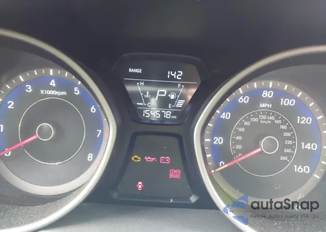 2014 Hyundai Elantra Se from USA, damaged, VIN KMHDH4AE4EU062220